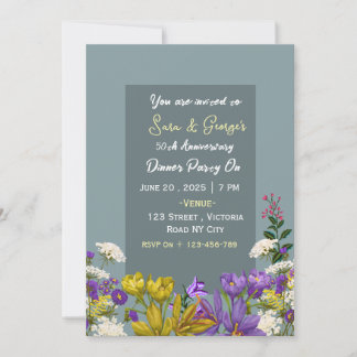 Wedding Anniversary Invitations