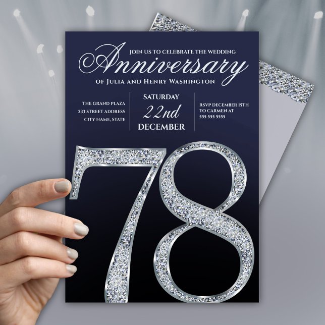 Wedding Anniversary Invitations | 78th Invites (Creator Uploaded)