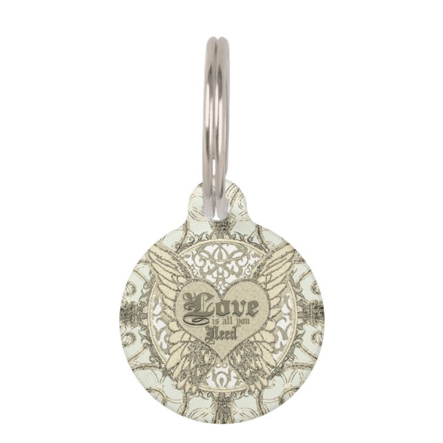 Wedding Anniversary Keepsake Pet Tag (Back)