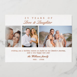 Wedding Anniversary Photo Story Elegant Monogram