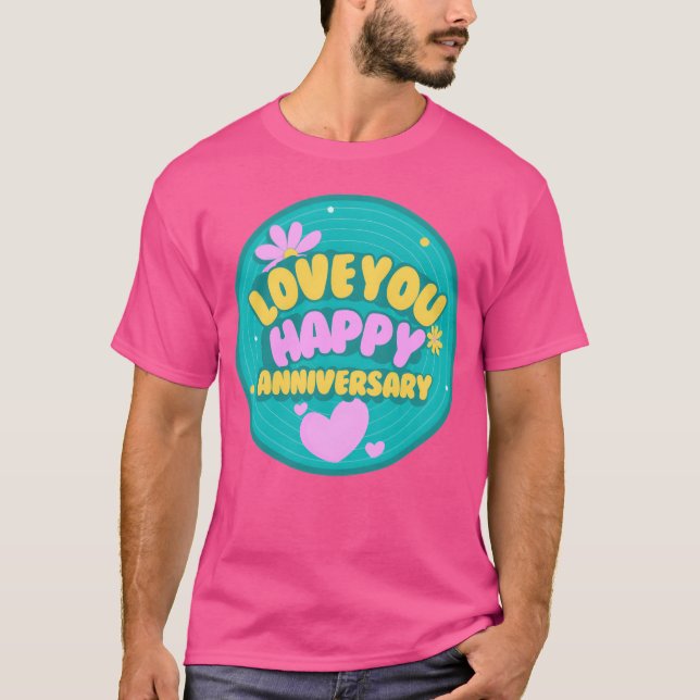 Wedding anniversary quotes vintage T-Shirt (Front)