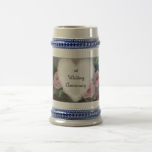 wedding anniversary stein