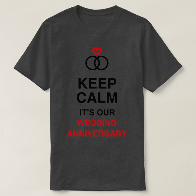 Wedding anniversary T-Shirt (Design Front)