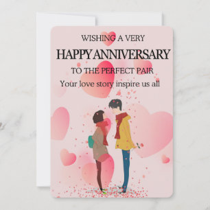WEDDING ANNIVERSARY WISHES CARD