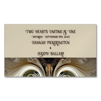 "Wedding Announcement" Business Card Magnet