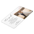 Wedding Announcement We Eloped Script Photo Card