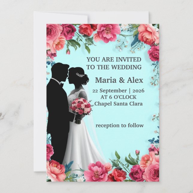 ✨ Wedding Art Invite For Bride Celebration ✨ (Front)