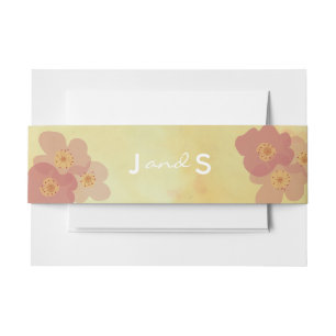 Wedding Asian Influenced Invitation Belly Band