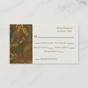 Wedding at Cana RSVP  Enclosure Card