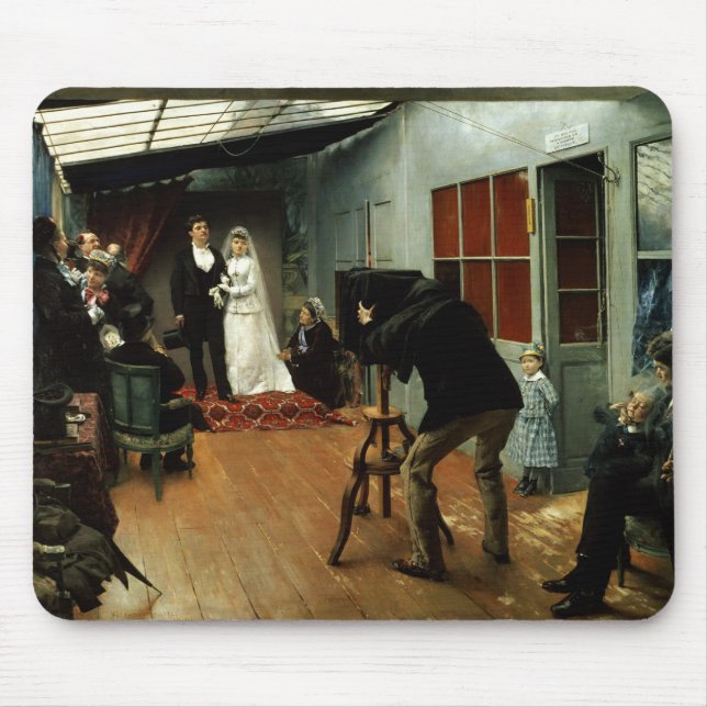 Wedding at the Photographer's, 1878-9 Mouse Pad (Front)