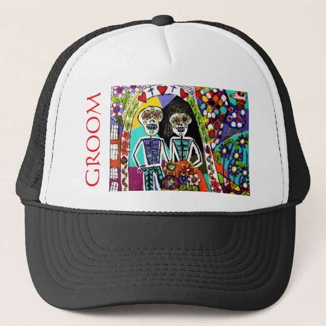 Wedding - Bachelor Party Hat - Mexican Couple (Front)