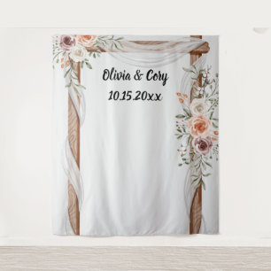 Wedding backdrop- arch- photo booth  tapestry