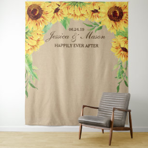 Wedding Backdrop - Bridal Shower Photo Prop Tapestry