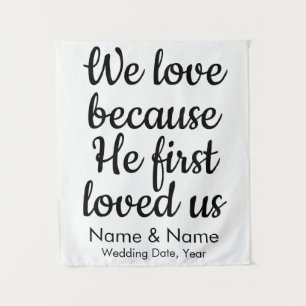 Wedding Backdrop for Christian Ceremony Arch Decor Tapestry