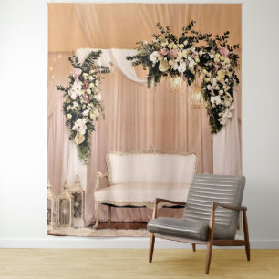 Wedding Backdrop Tapestry