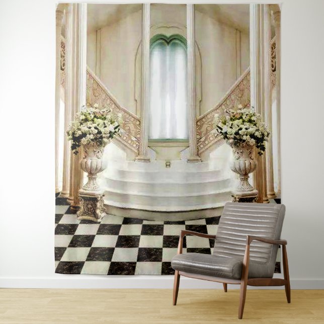 Wedding Backdrop Tapestry (In Situ)