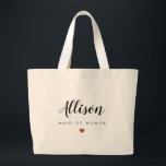 Wedding Bag, Bridesmaid, Bachelorette, Terracotta Large Tote Bag<br><div class="desc">Tote Bags for your entire wedding party.  Fill with fun goodies for your bachelorette or destination wedding weekend.  Great bridesmaid gifts or beach bags!</div>