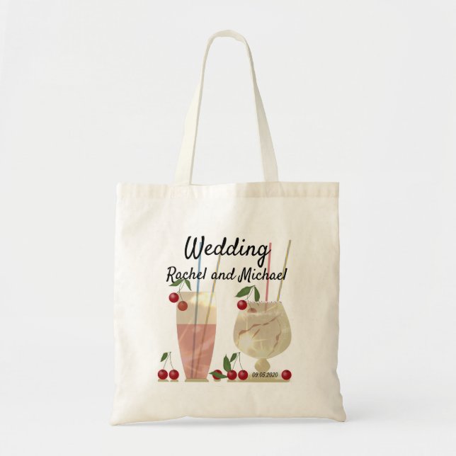Wedding bag, wedding tote bag (Front)