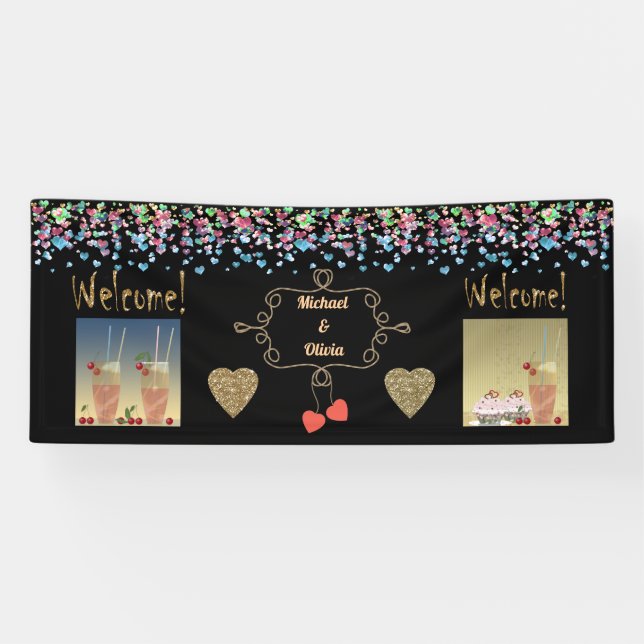 Wedding banner, anniversary, wedding banner (Horizontal)