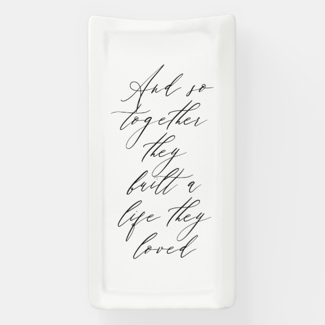 Wedding Banner – Modern Wedding Decor & Photo  (Vertical)
