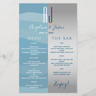 Wedding Bar Menu