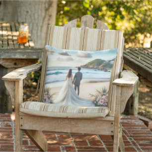 Wedding Beach Couple Cushion
