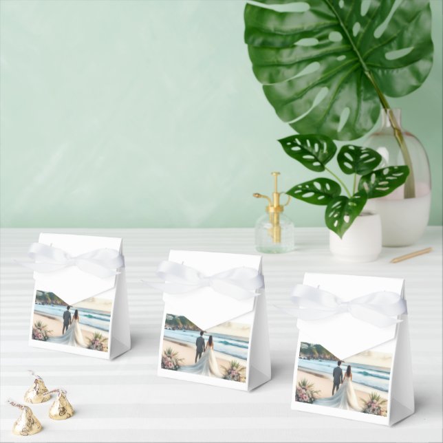 Wedding Beach Couples Favour Box (Multiple)