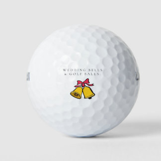 'Wedding Bells & Golf Balls' Wedding Favour Gift Balls