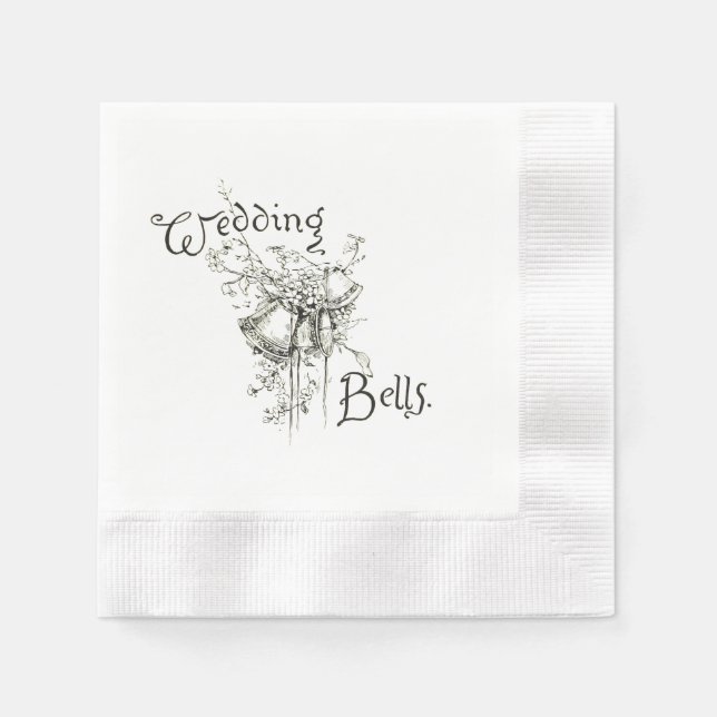 Wedding Bells Napkins (Front)