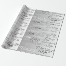 WEDDING BELLS WRAPPING PAPER