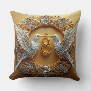 Wedding Birds Rings & Love Cushion