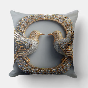 Wedding Birds Romance Cushion