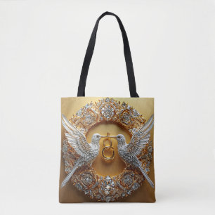 Wedding Birds Tote Bag
