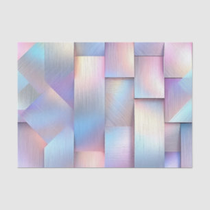Wedding Birthday Decoupage Iridescent Geometric 4 Tissue Paper