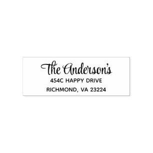 Wedding Black and White Theme Self-inking Stamp