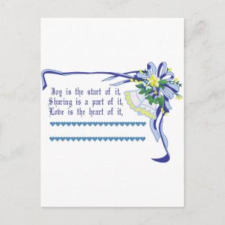 Wedding Blessing Postcard
