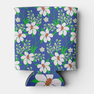 Wedding Bliss: Floral Invitation Background Can Cooler