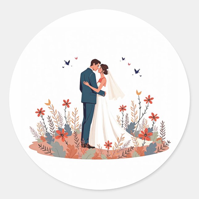 Wedding Bliss Sticker (Front)