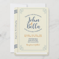 Wedding Book Library Theme Cover Chapter One