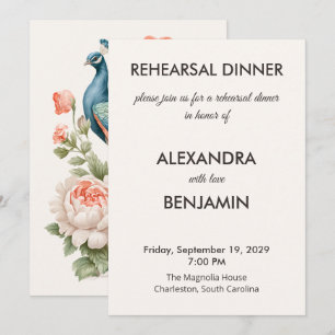 Wedding Botanical Vintage Elegant Pre Wedding Invitation
