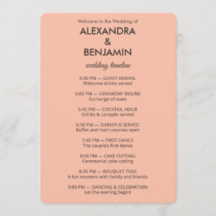Wedding Botanical Vintage   Elegant Wedding  Programme