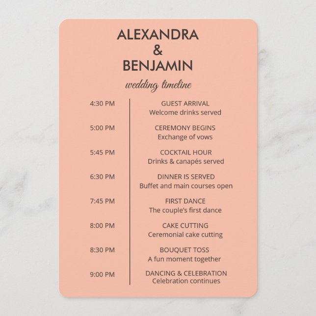 Wedding Botanical Vintage | Elegant Wedding  Programme (Front)