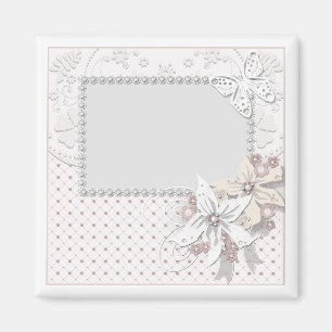 Wedding bouquet magnet