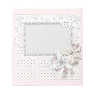 Wedding bouquet notepad