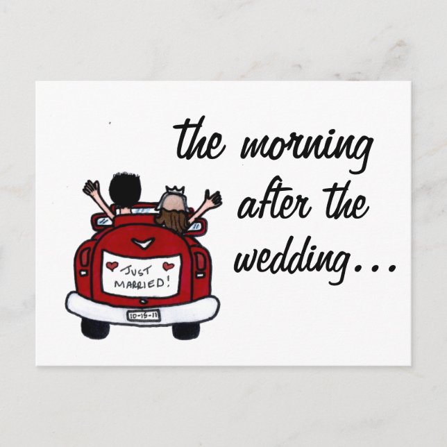 Wedding Breakfast Invite (Front)