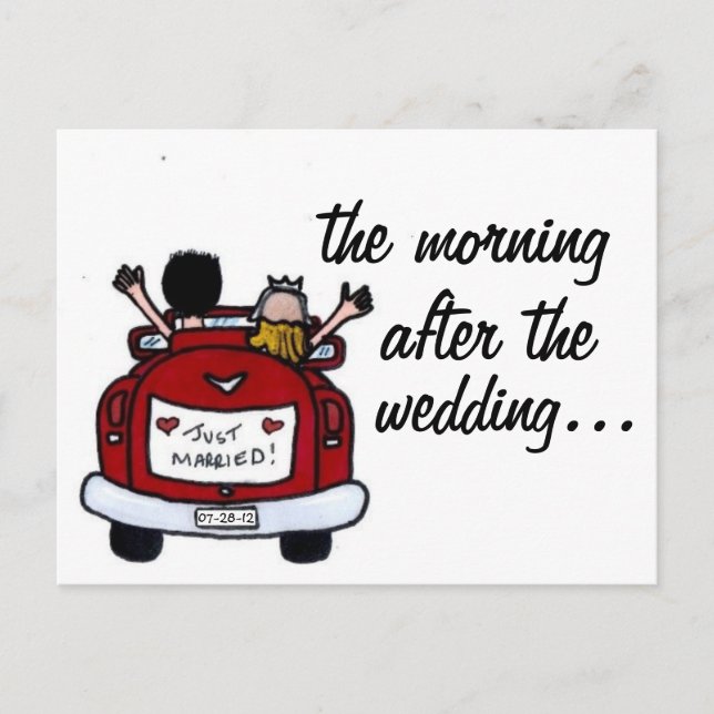 Wedding Breakfast Invite Post Cards (Front)