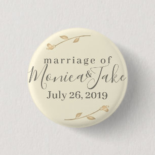 Wedding Bridal Buttons