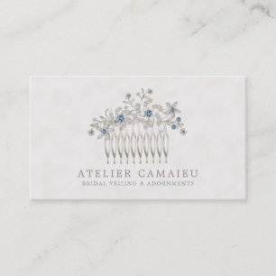Wedding Bridal Hair Comb Accessories Jewellery Business Card