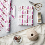 Wedding Bridal Party Gowns Bridesmaid Flowergirl Wrapping Paper<br><div class="desc">Gift wrap design features an original marker illustration of a row of bridal party gowns including: bride, bridesmaid, mother of the bride, and flower girl. This illustration is also available on other products, including coordinating party products and decor. Don't see what you're looking for? Need help with customisation? Contact Rebecca...</div>