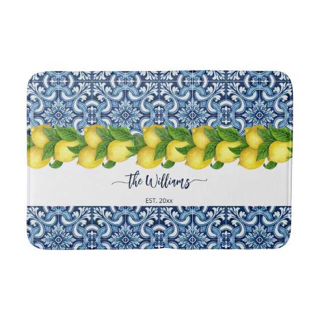 Wedding  Bridal Shower Anniversary Gift custom Bath Mat (Front)